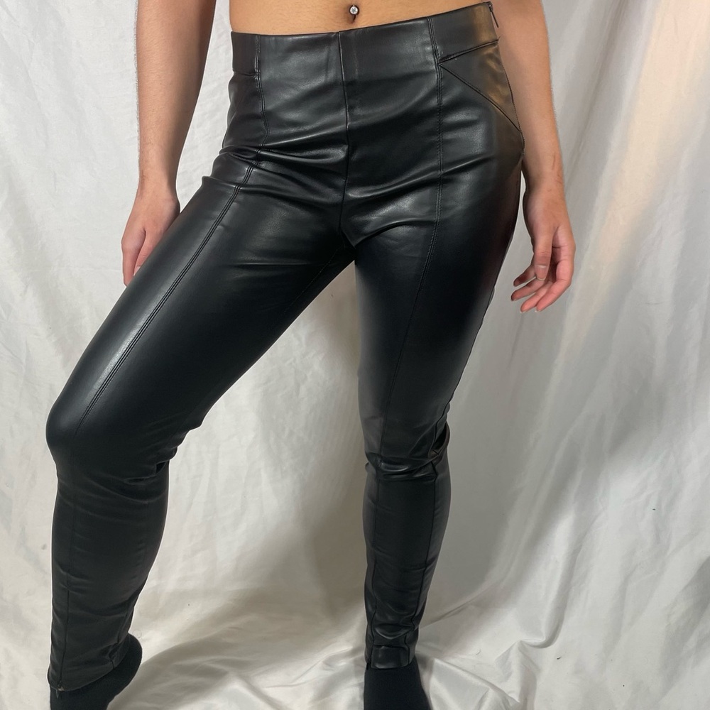 Zara Faux Leather Leggings